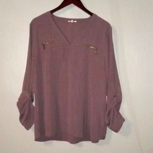 Mauve xl Maurices blouse